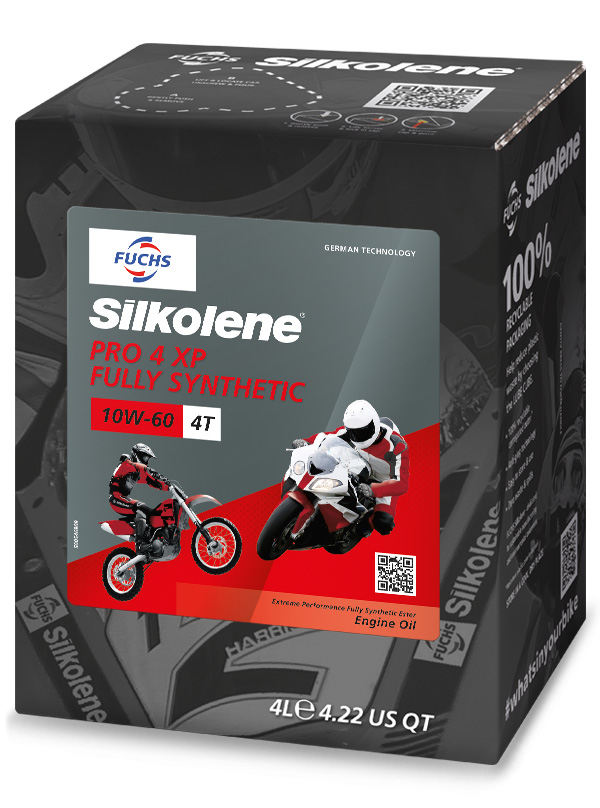 FUCHS Silkolene Pro 4 10W-60 XP Motorcycle Oil